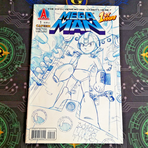 Mega man variante schizzo - variante,