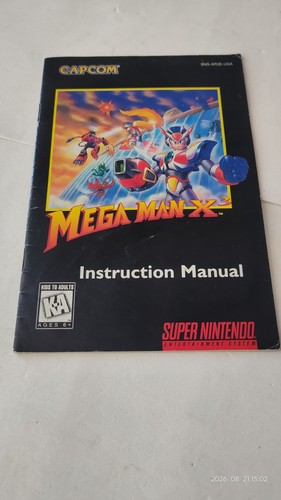 Manuale megaman autentico - manuale, x3
