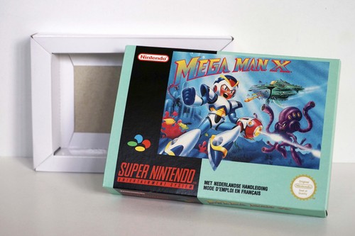 Scatola snes megaman x - scatola, –